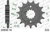 Pignone AFAM 20606-16 passo 525 HONDA XRV 750 AFRICA TWIN 1990  -2003
